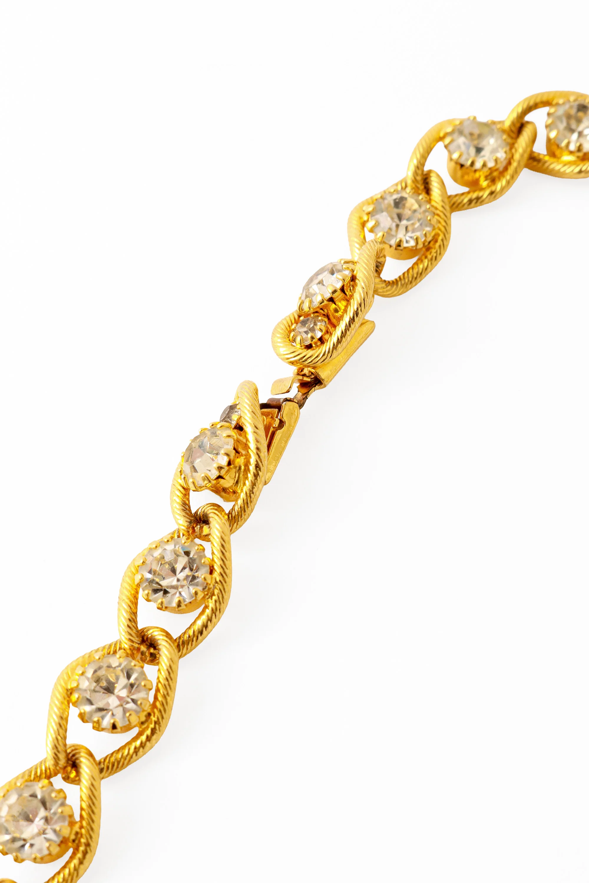 Crystal Twisted Chain Necklace - Image 4