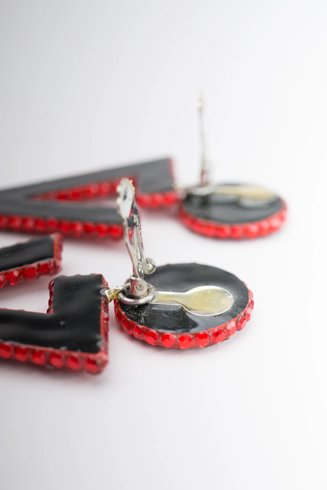 Crystal V Drop Earrings - Image 10