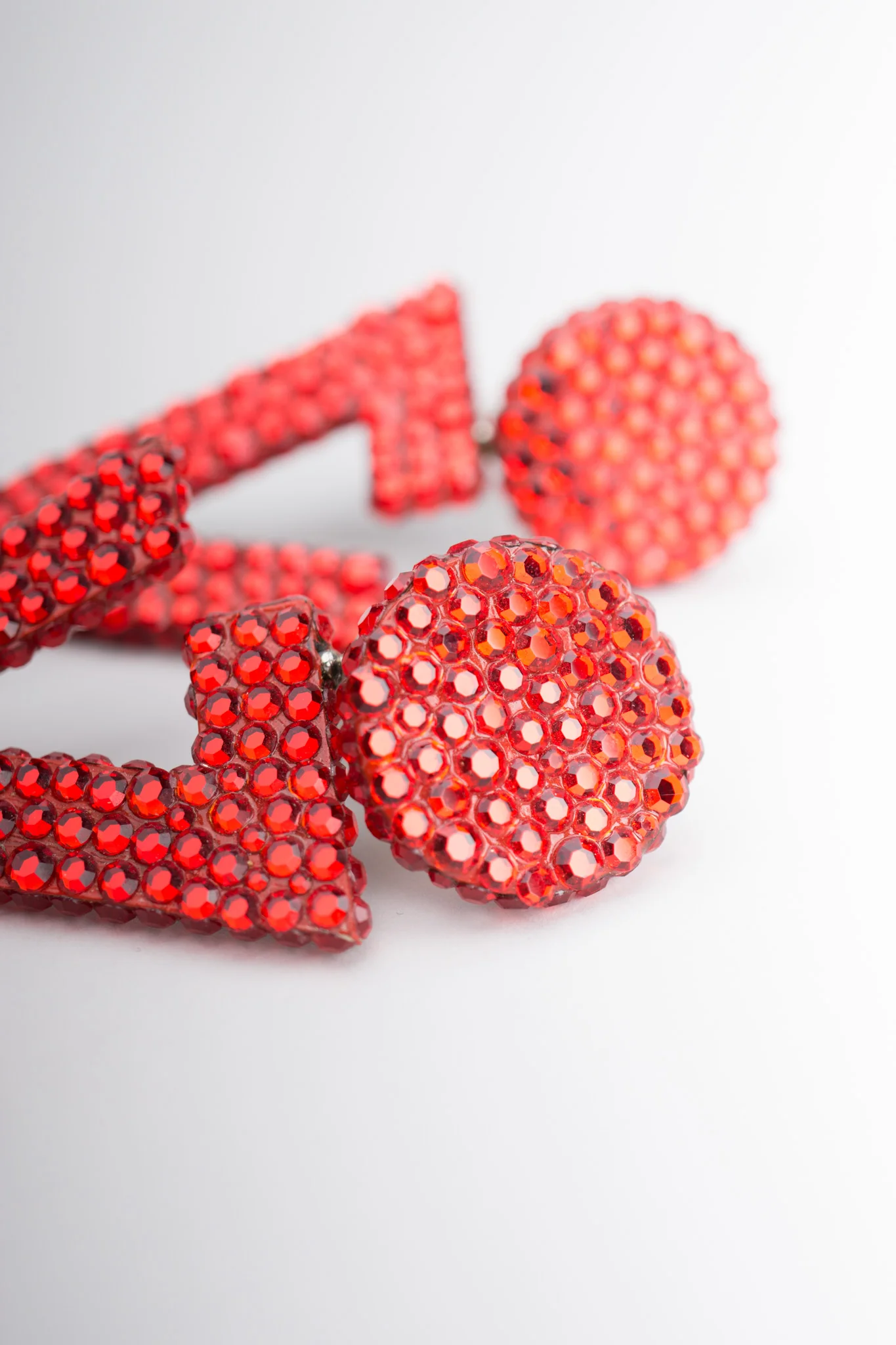 Crystal V Drop Earrings - Image 7