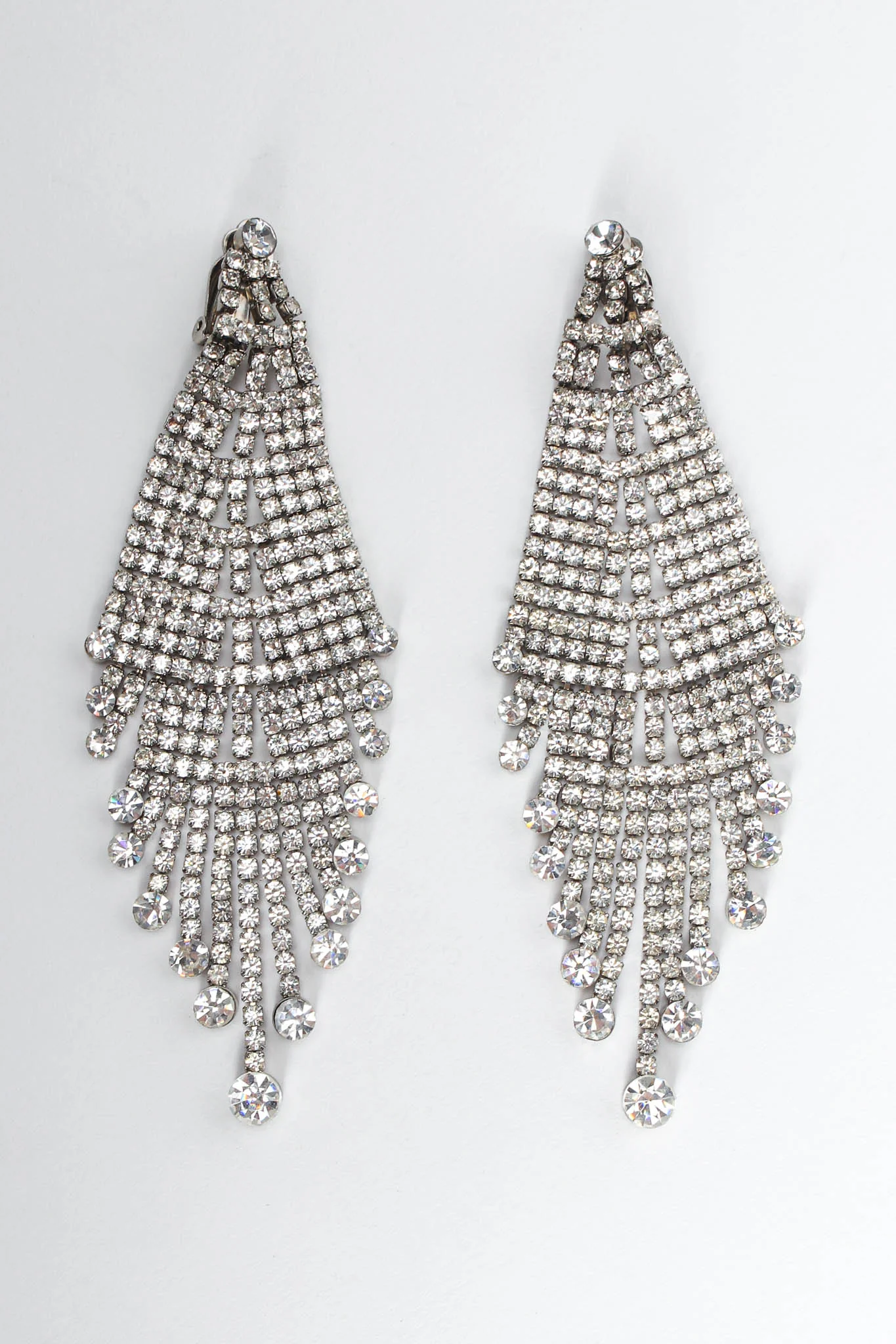Waterfall Rhinestone Earrings - Image 3