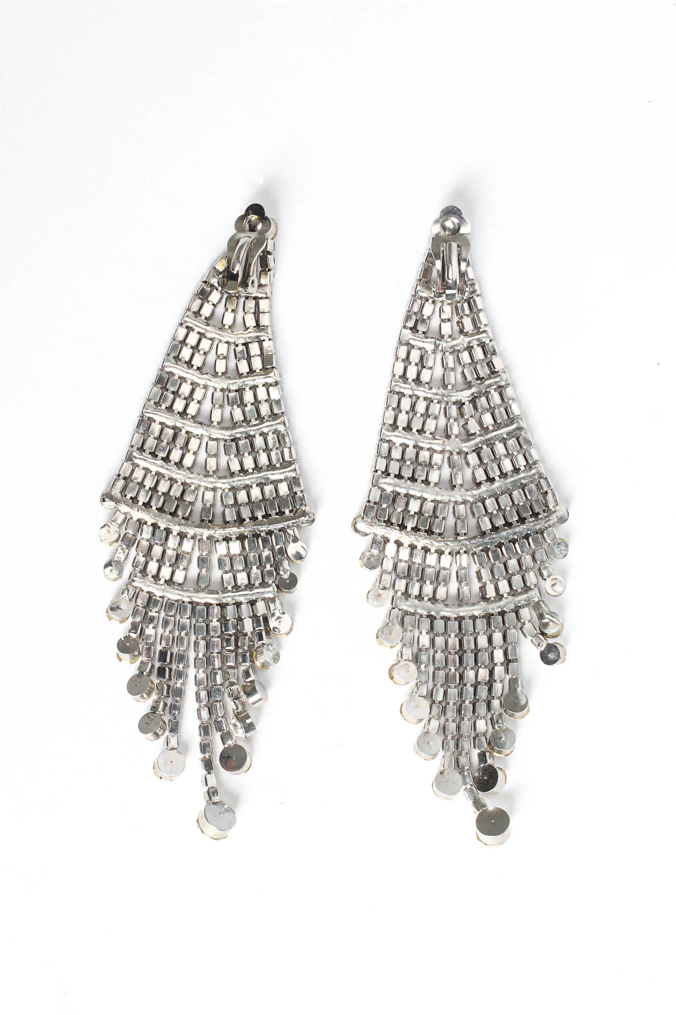 Waterfall Rhinestone Earrings - Image 4