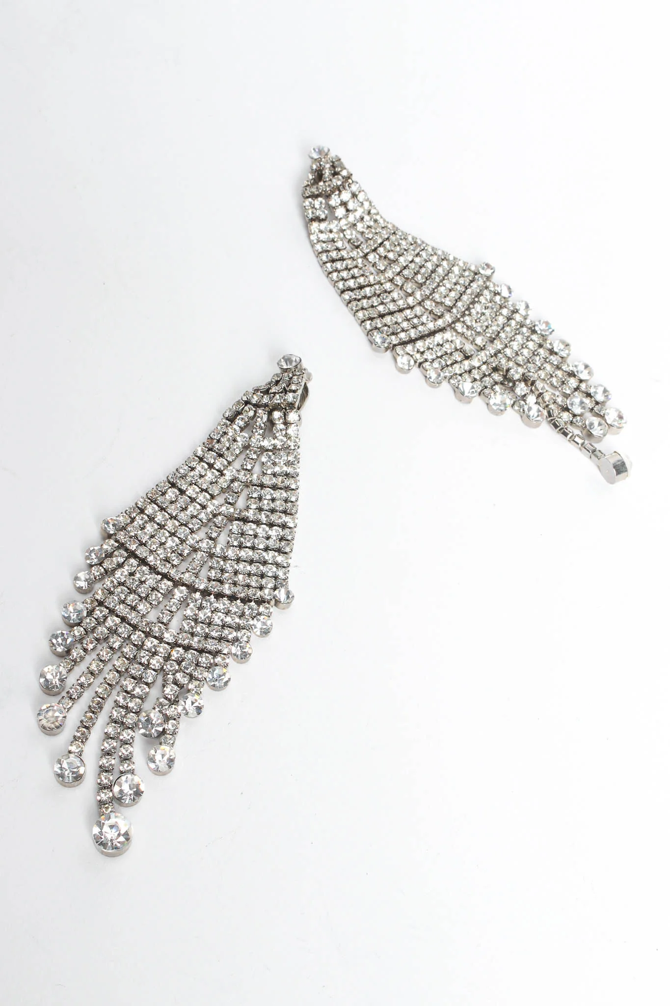 Waterfall Rhinestone Earrings - Image 5
