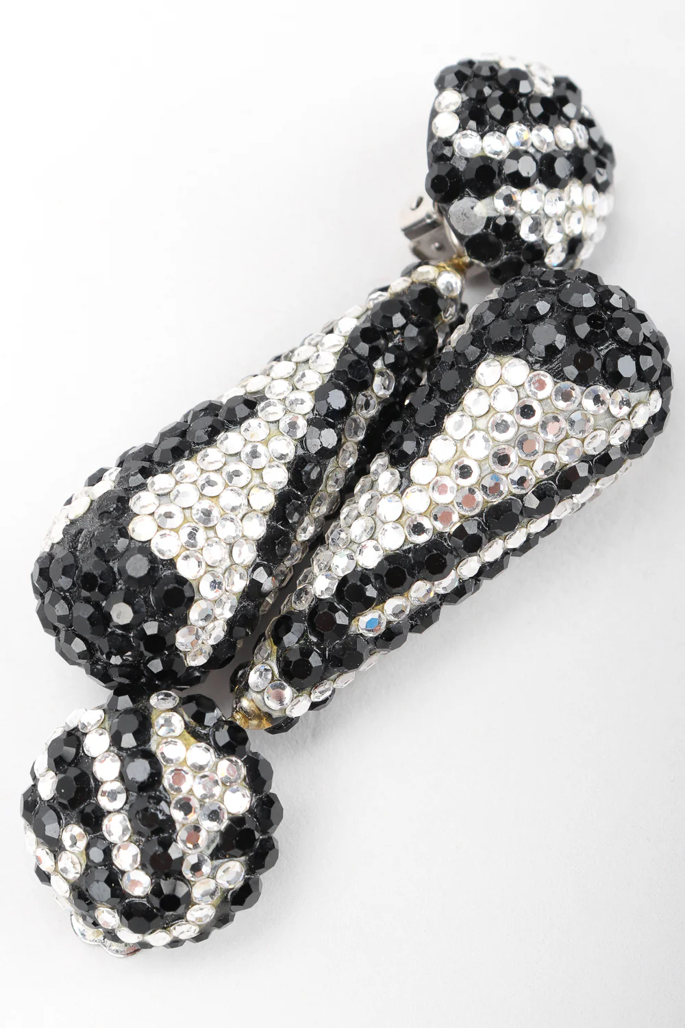Crystal Zebra Drop Earrings - Image 6