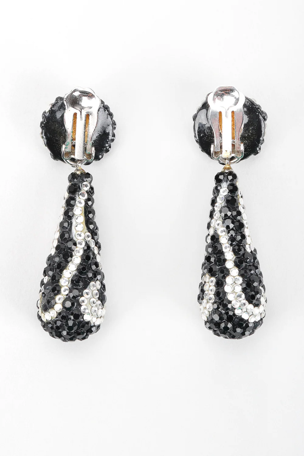 Crystal Zebra Drop Earrings - Image 8