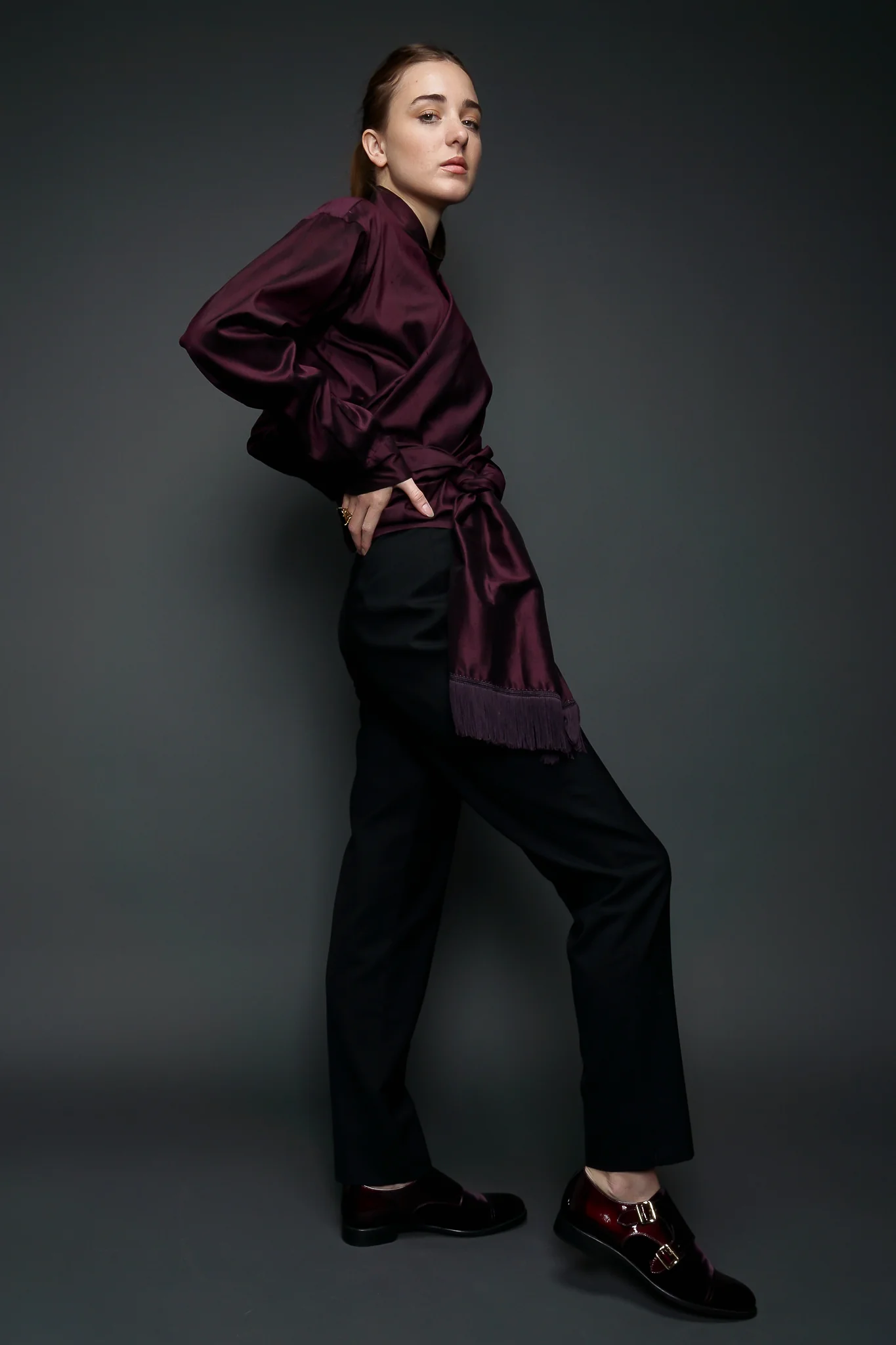Cummerbund Cigarette Pant - Image 2