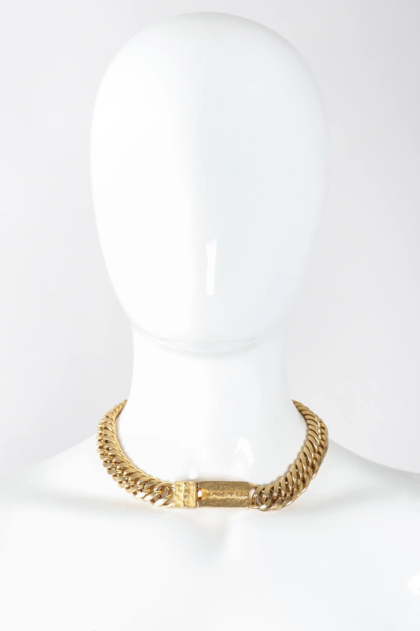 Curb Chain Logo Collar - Image 3