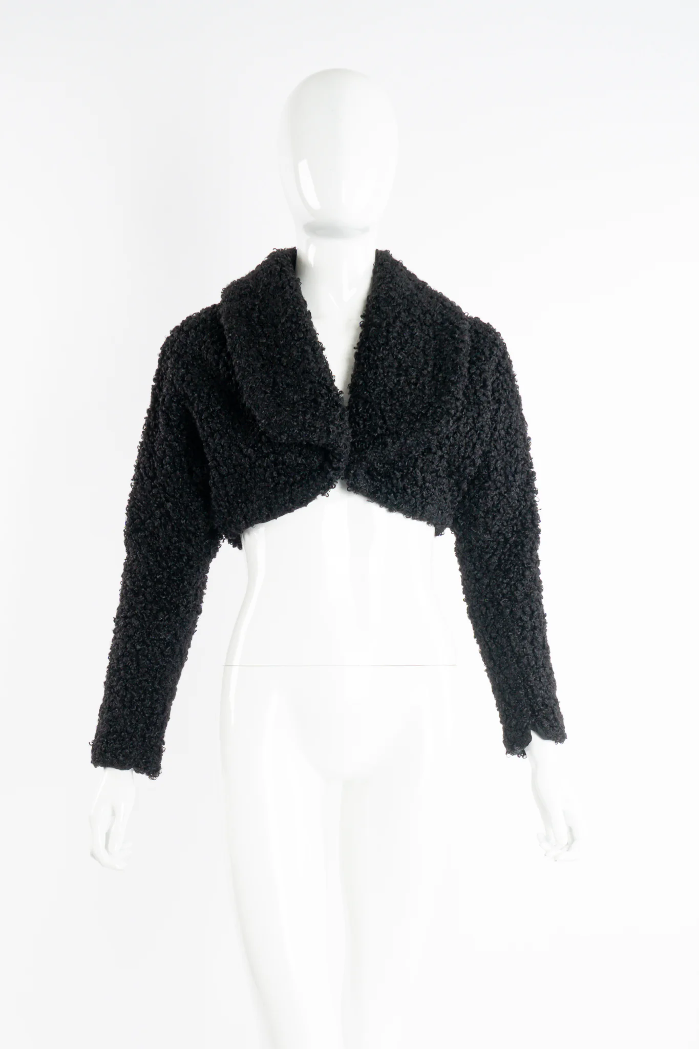 Curly Faux Fur Bolero - Image 7