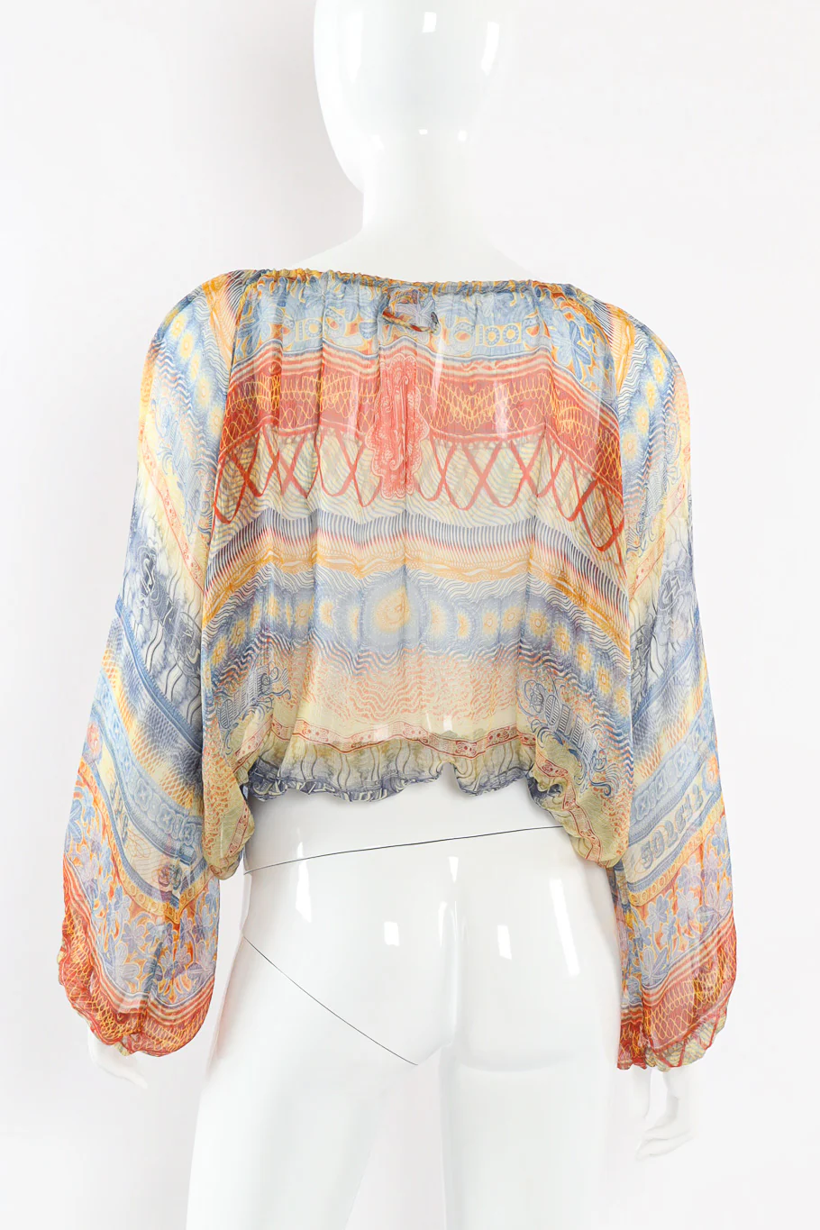 Currency Peasant Blouse - Image 2