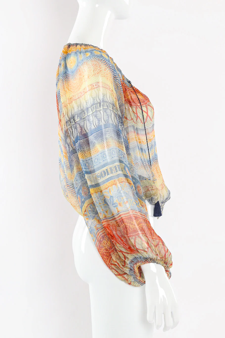 Currency Peasant Blouse - Image 3
