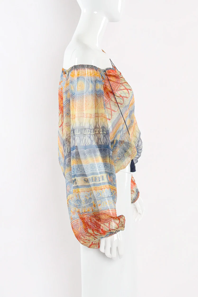 Currency Peasant Blouse - Image 4