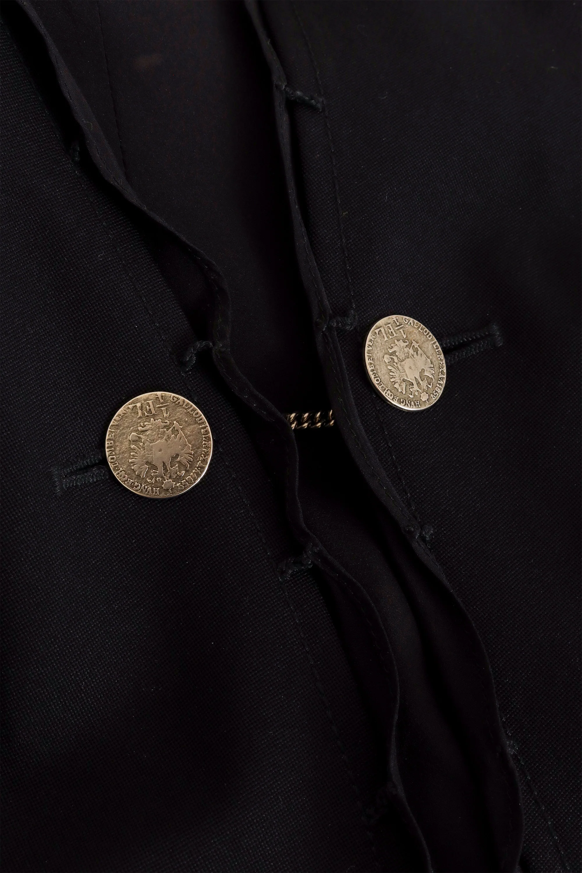 Cutout Coin Button Jacket - Image 7