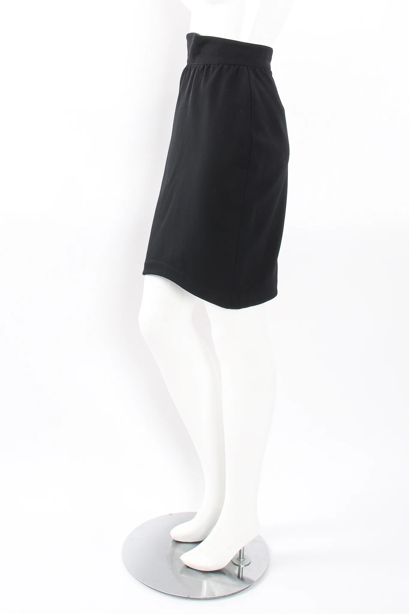 1980s Pointed Cutout Collar Jacket & Skirt Set - Image 10