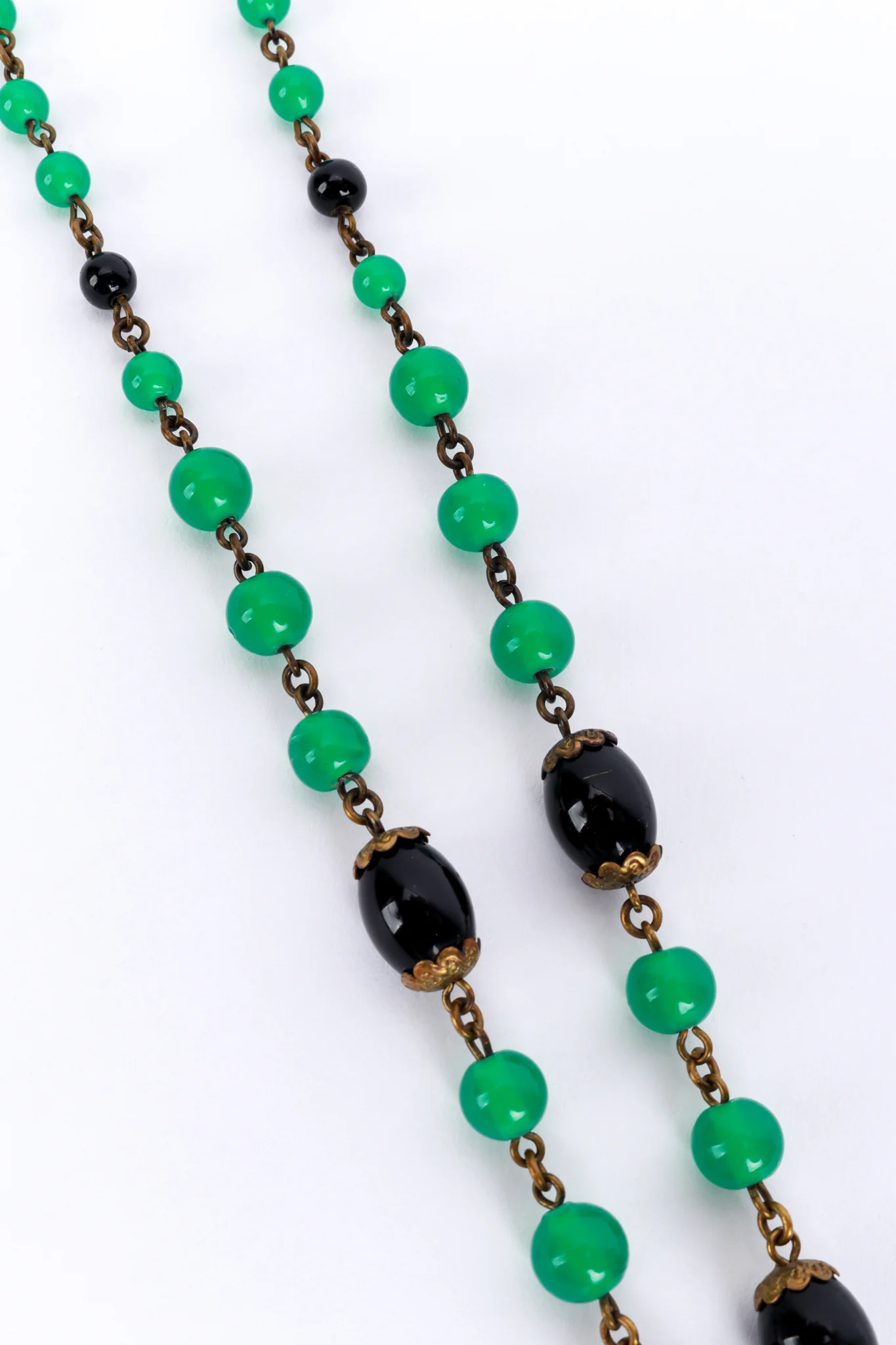 Czech Glass Beaded Pendant Necklace - Image 5