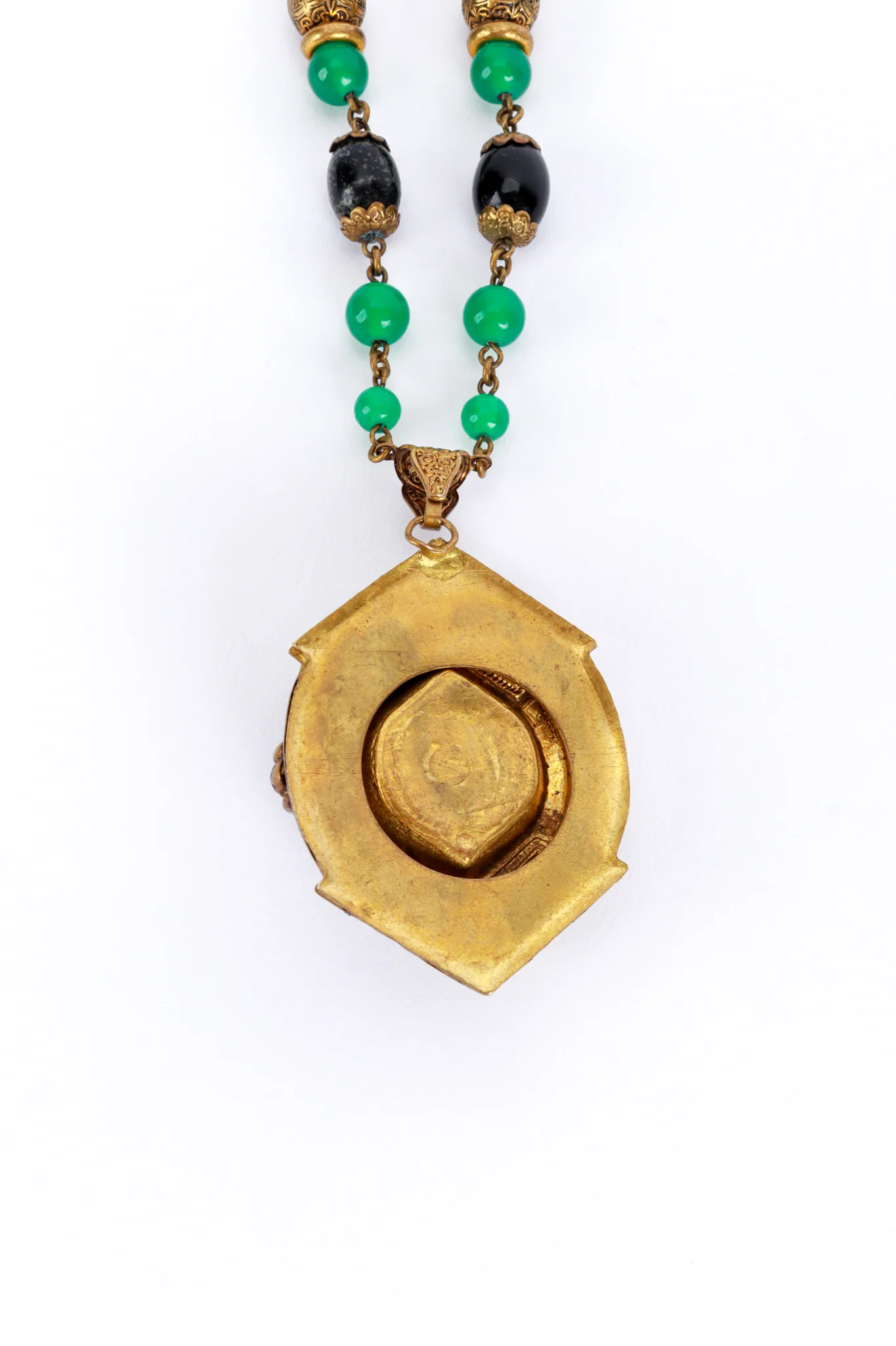 Czech Glass Beaded Pendant Necklace - Image 7