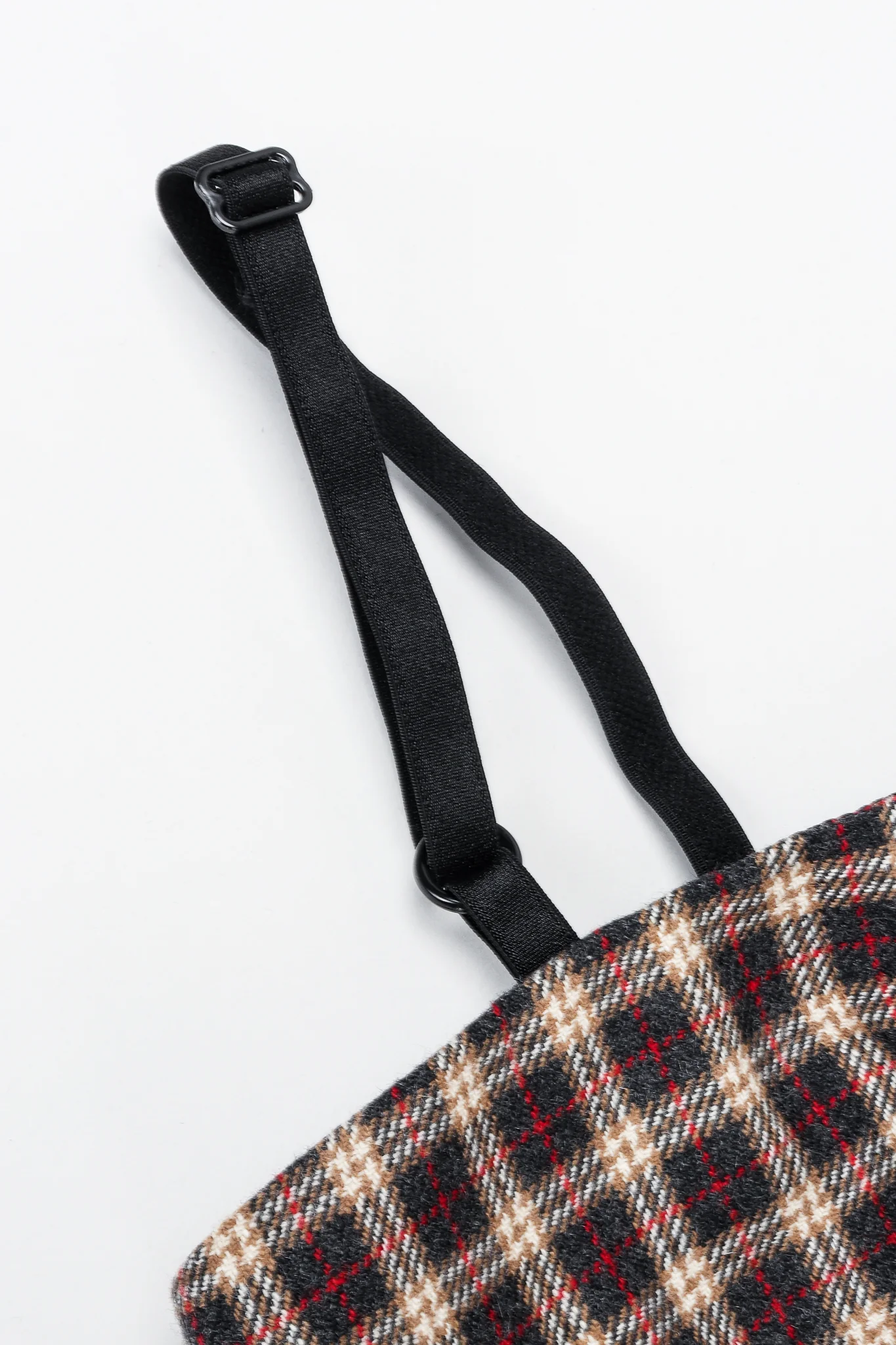 D&G Plaid Patchwork Bustier Top - Image 6