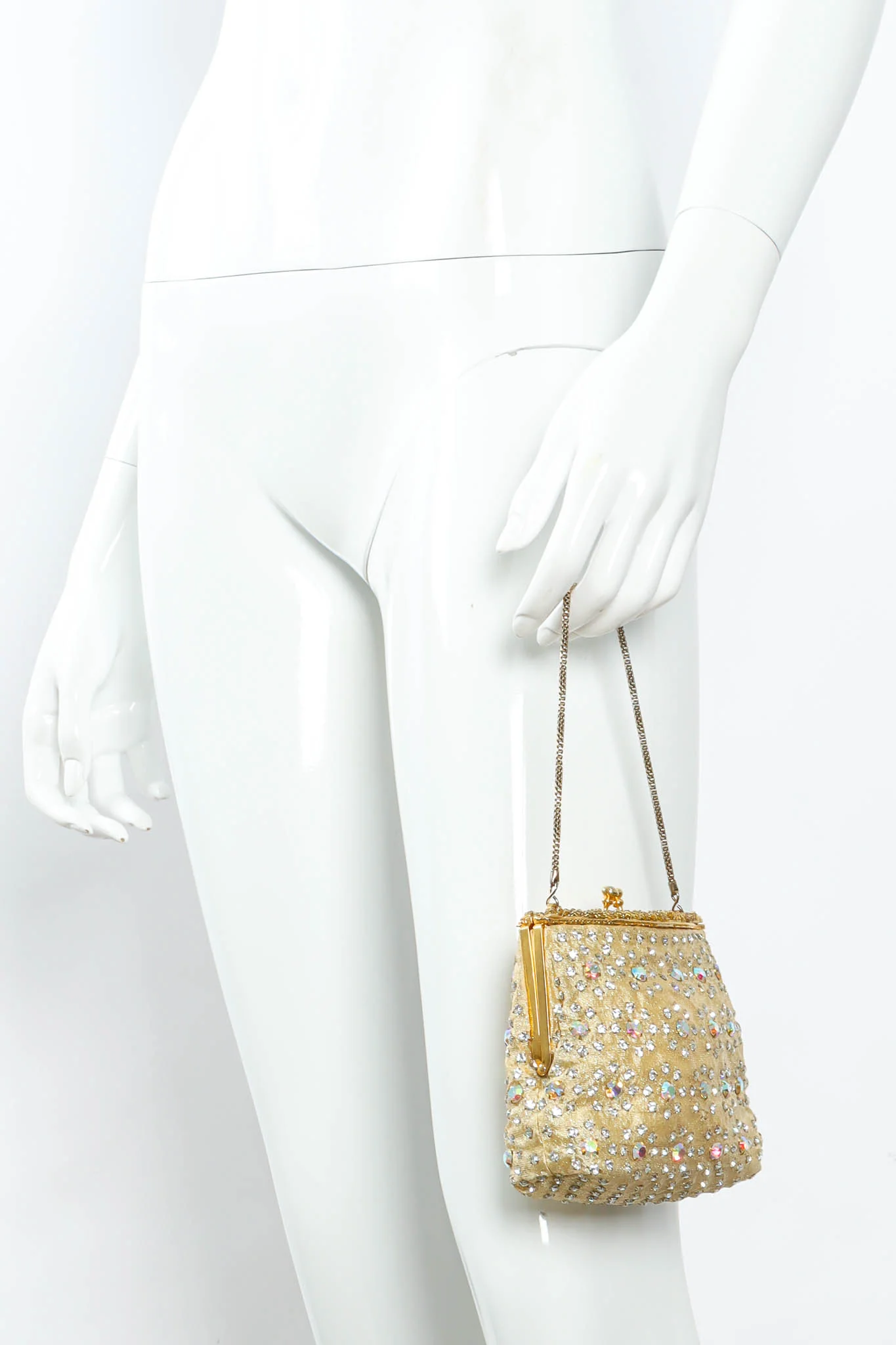 Daisy Rhinestone Pouch Bag - Image 3