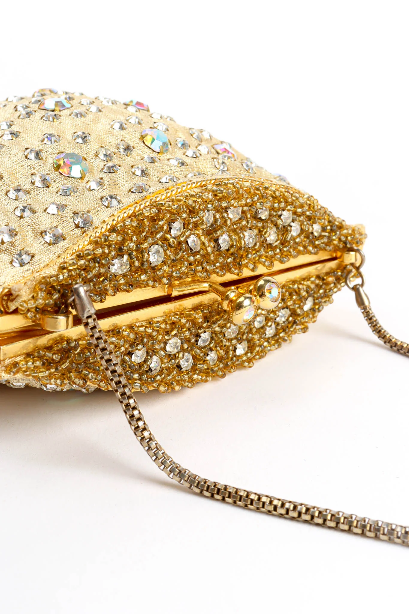 Daisy Rhinestone Pouch Bag - Image 4