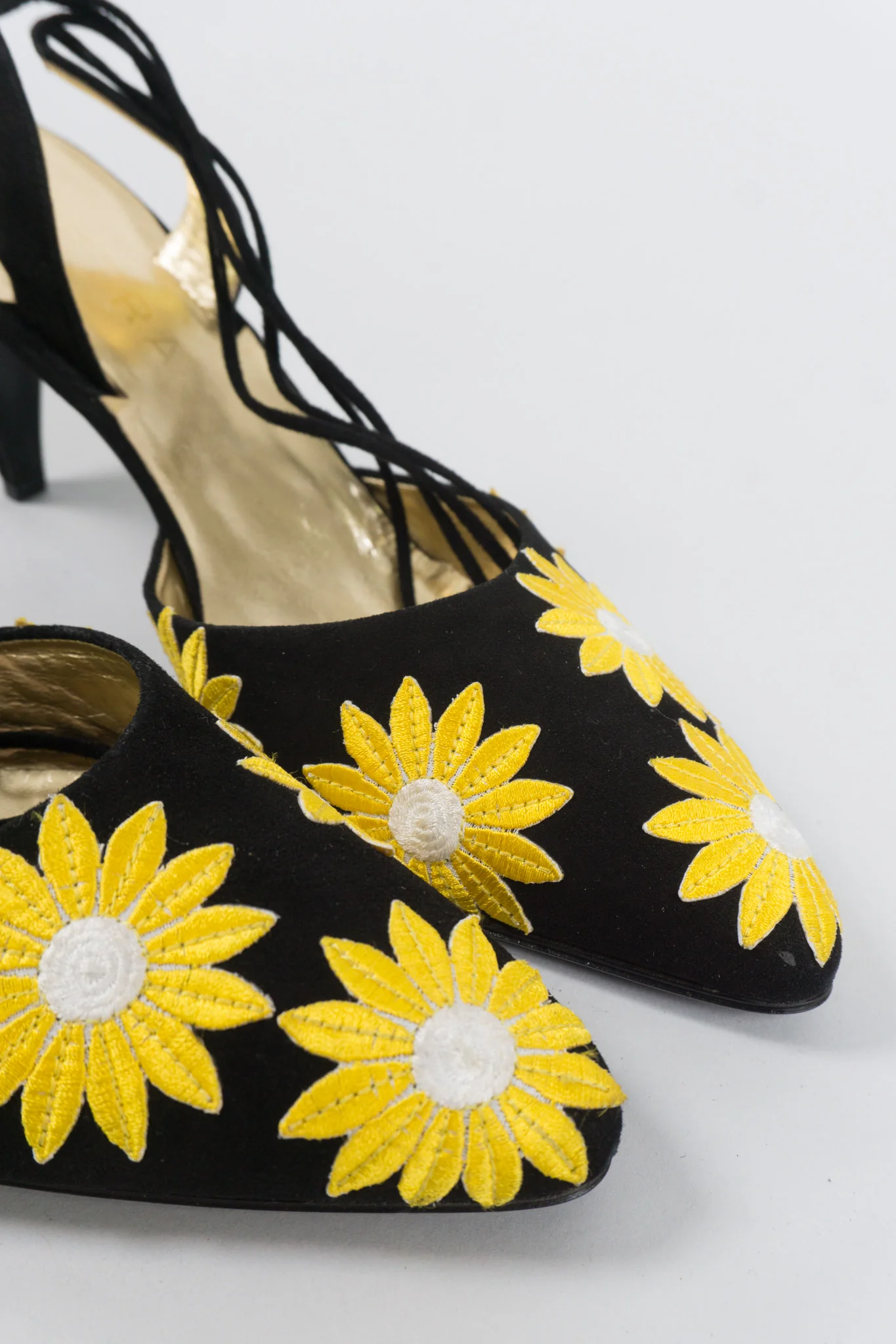Daisy Ankle Wrap Heels - Image 11
