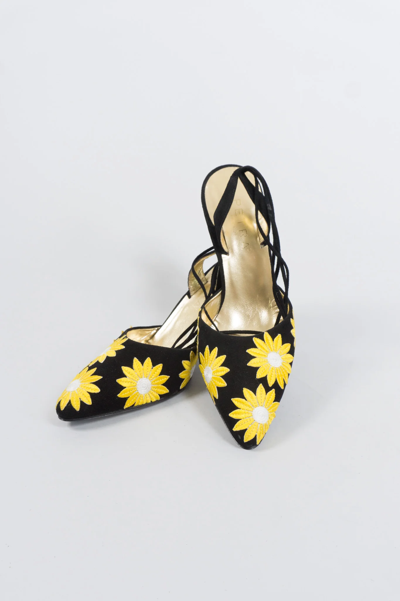 Daisy Ankle Wrap Heels - Image 2