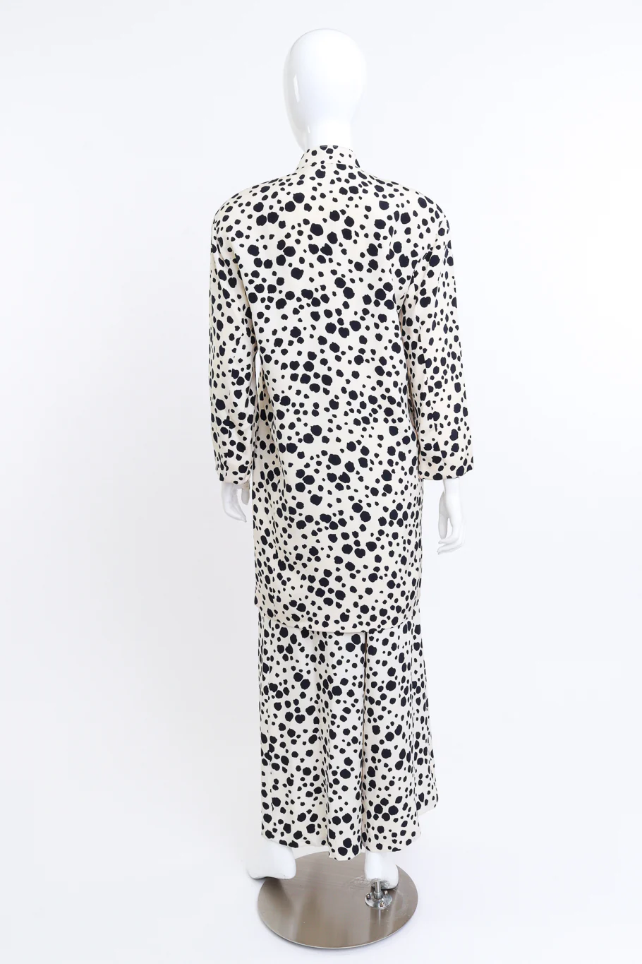 Dalmatian Duster & Palazzo Pant Suit - Image 4