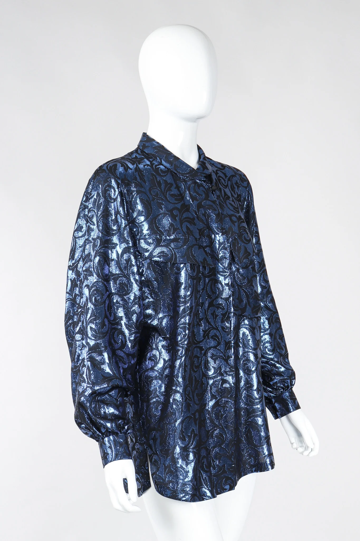 Damask Pajama Blouse - Image 2