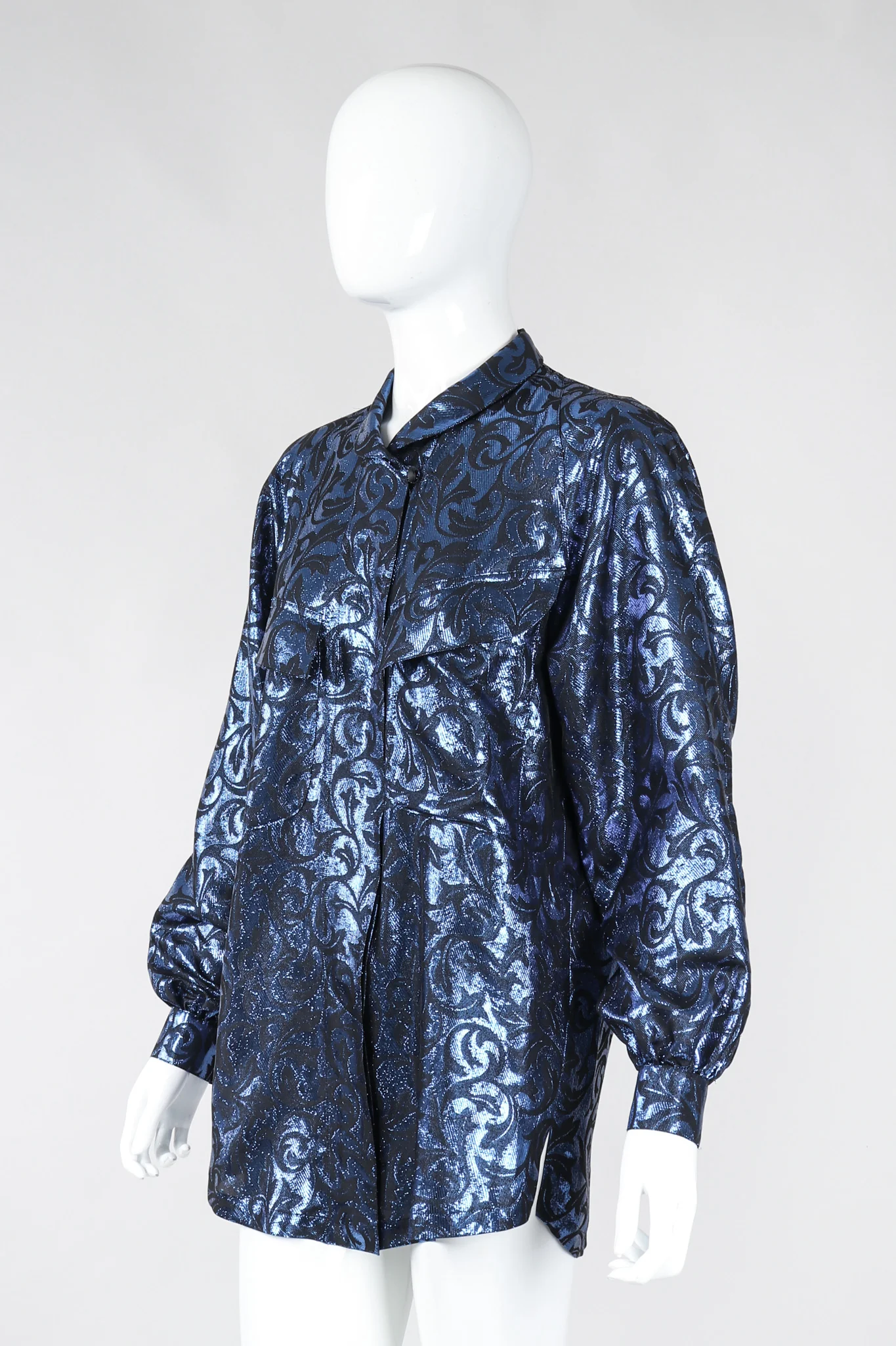 Damask Pajama Blouse - Image 4
