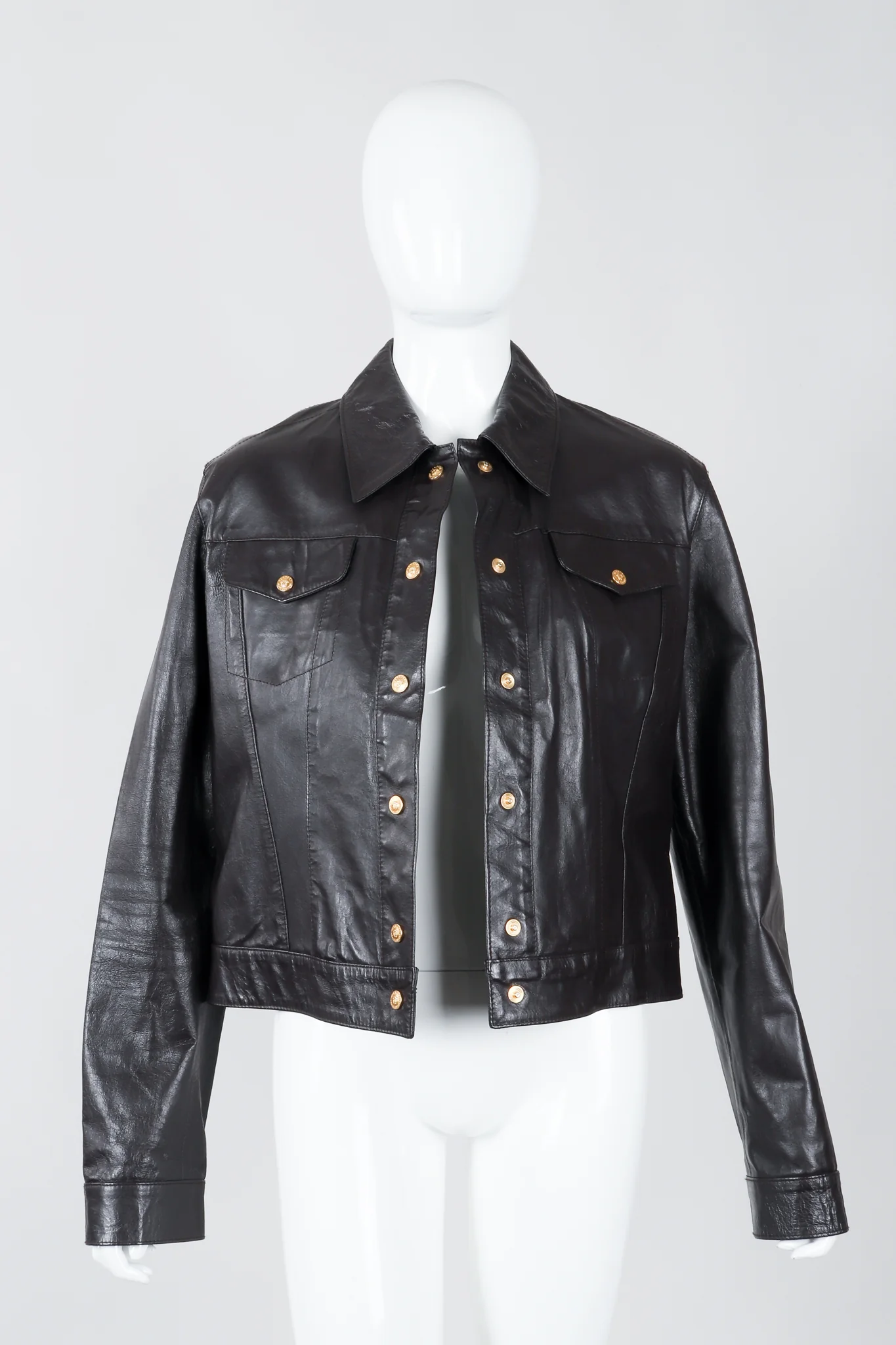 Dark Chocolate Leather Jacket - Image 5