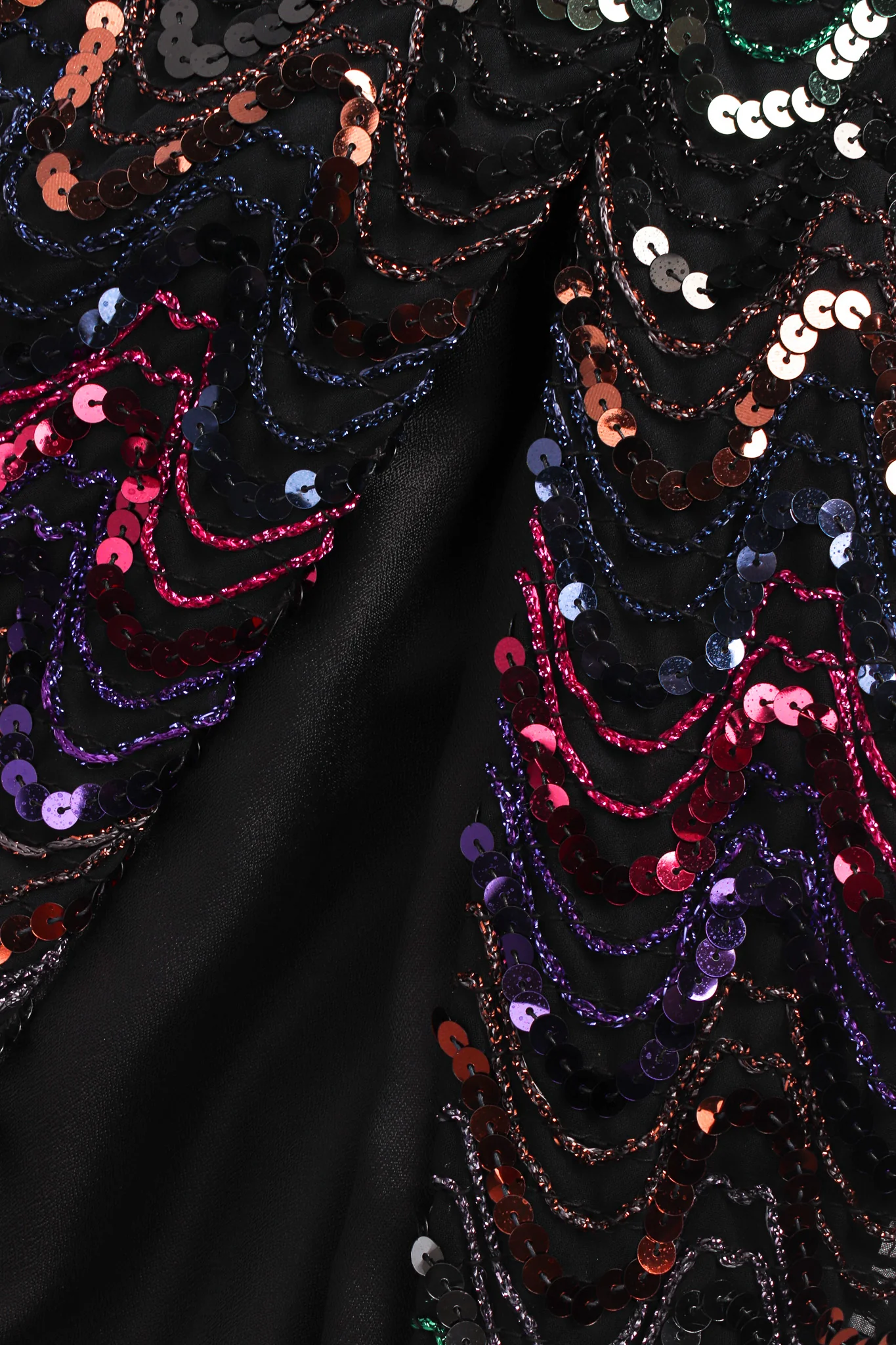 Rainbow Sequin Column Dress - Image 10