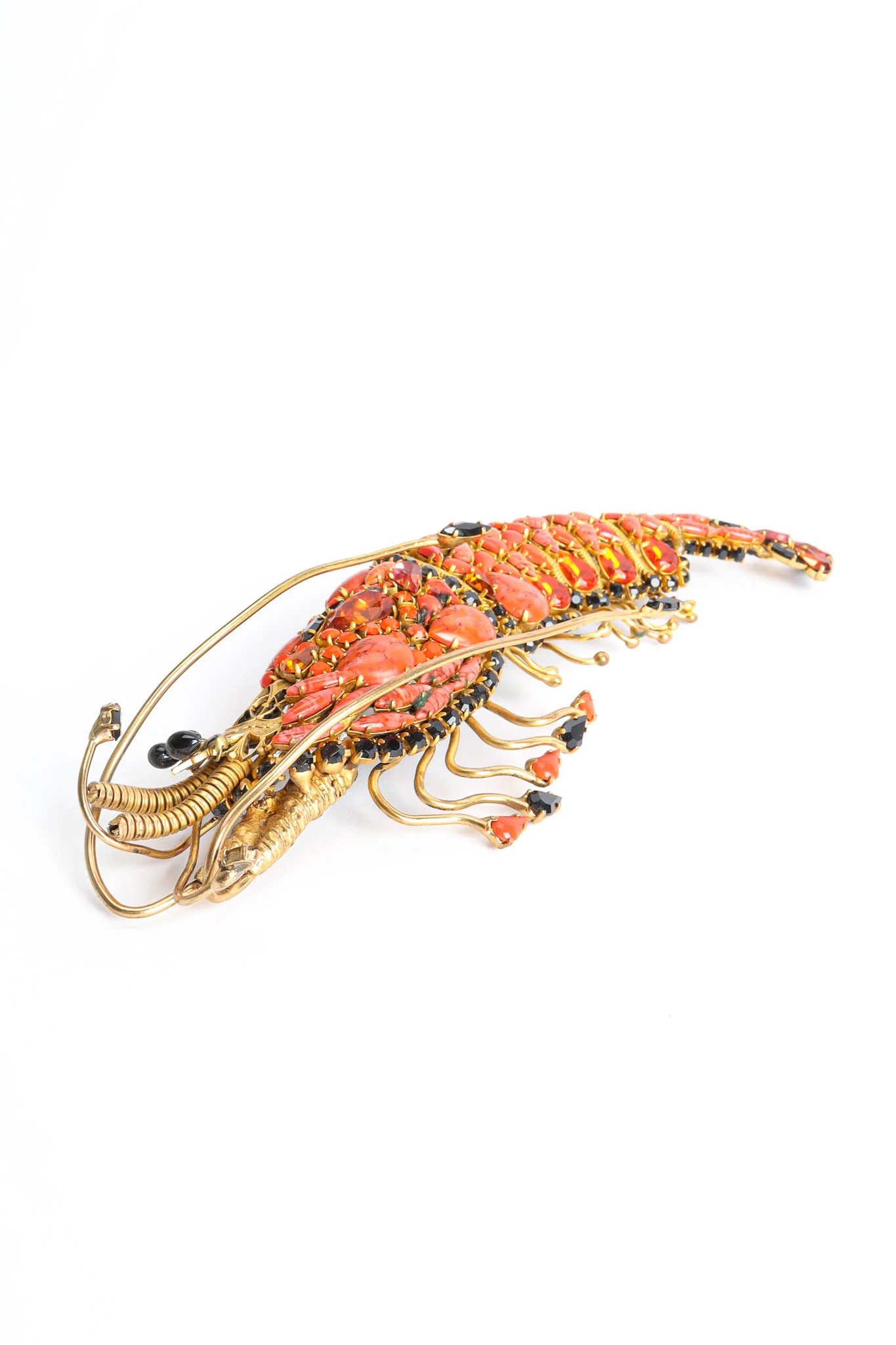 Jewel Lobster Brooch Necklace - Image 15