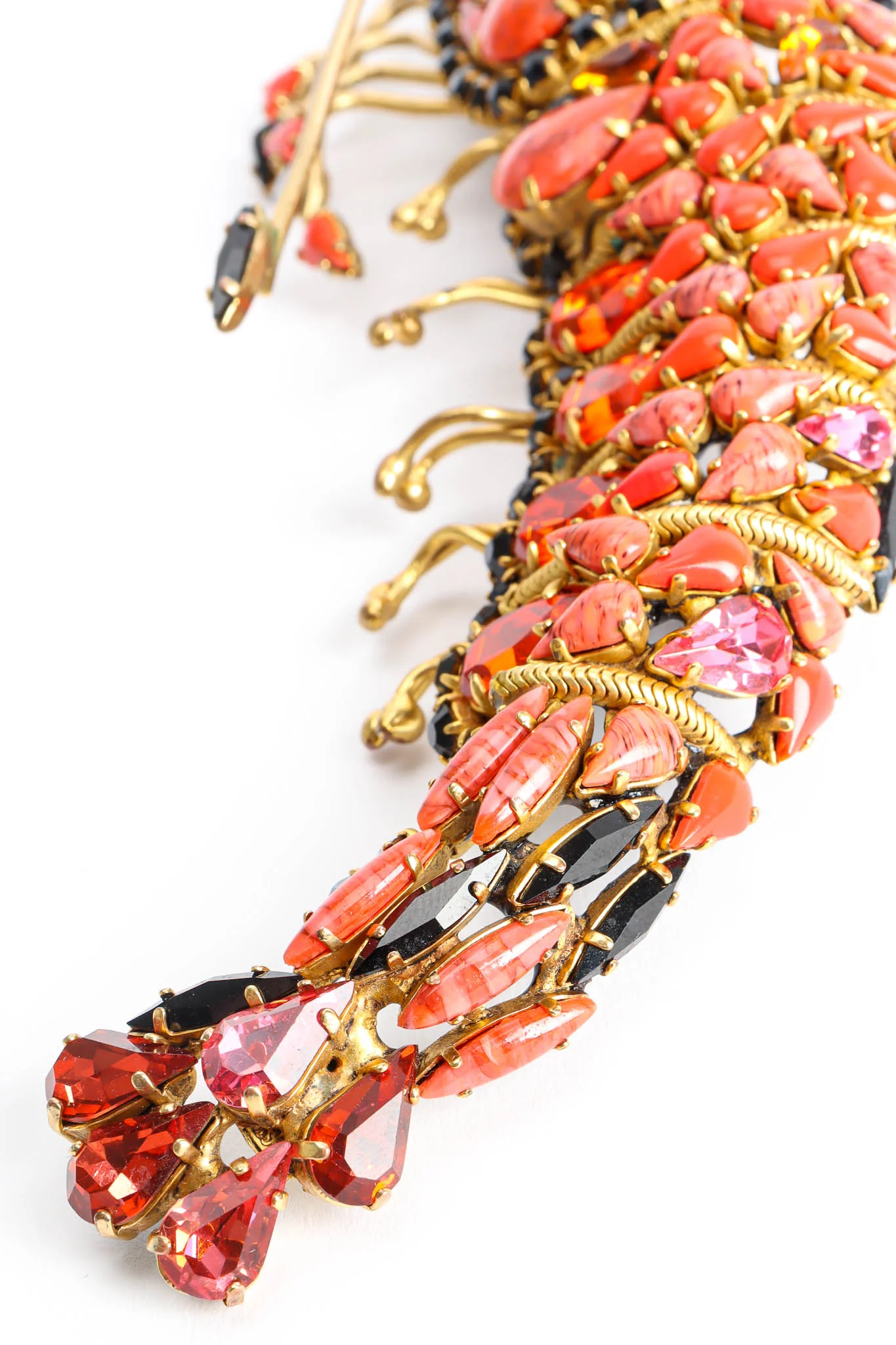 Jewel Lobster Brooch Necklace - Image 18