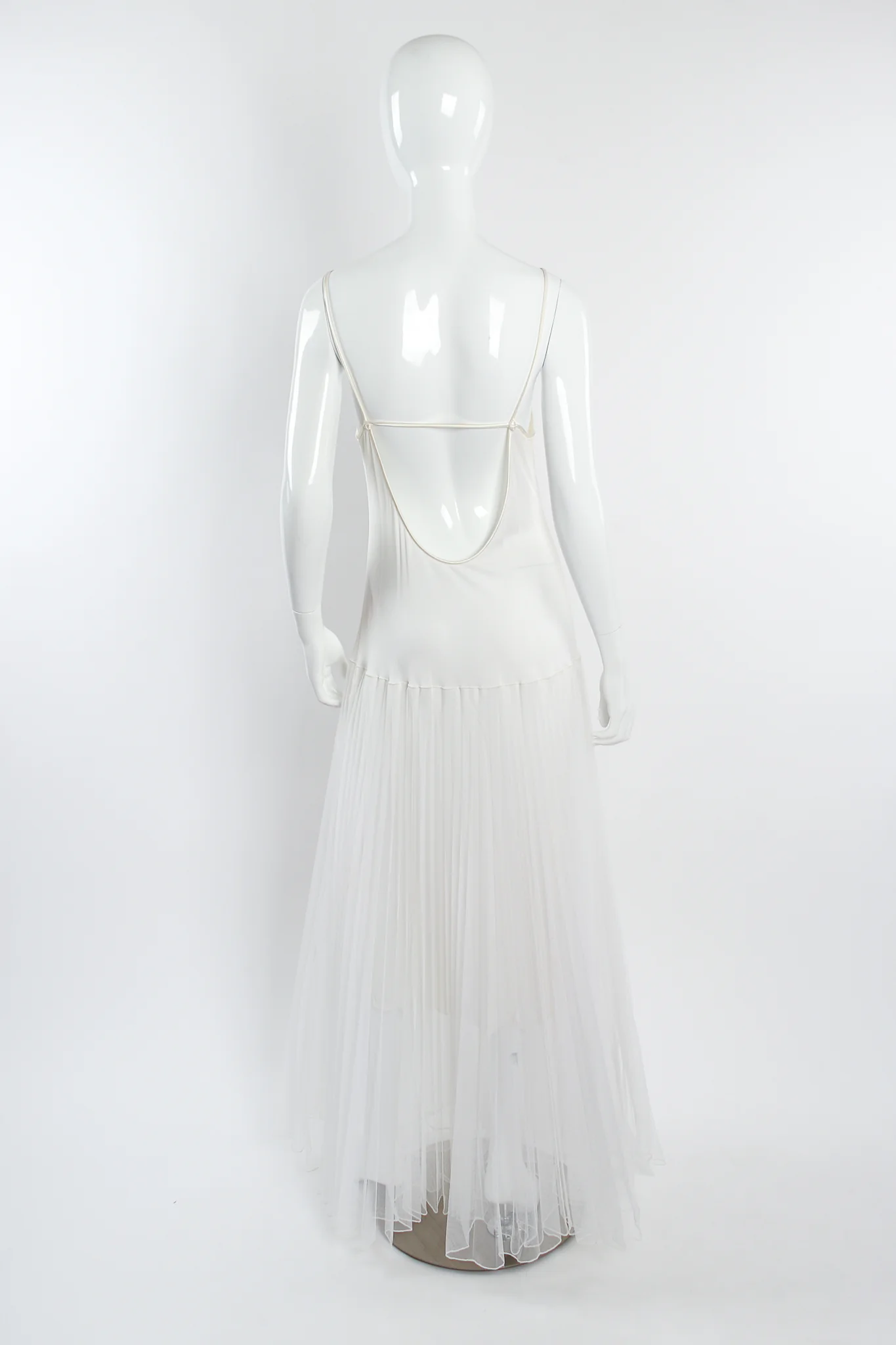 Deco Beaded Cowl Back Gown - Image 16