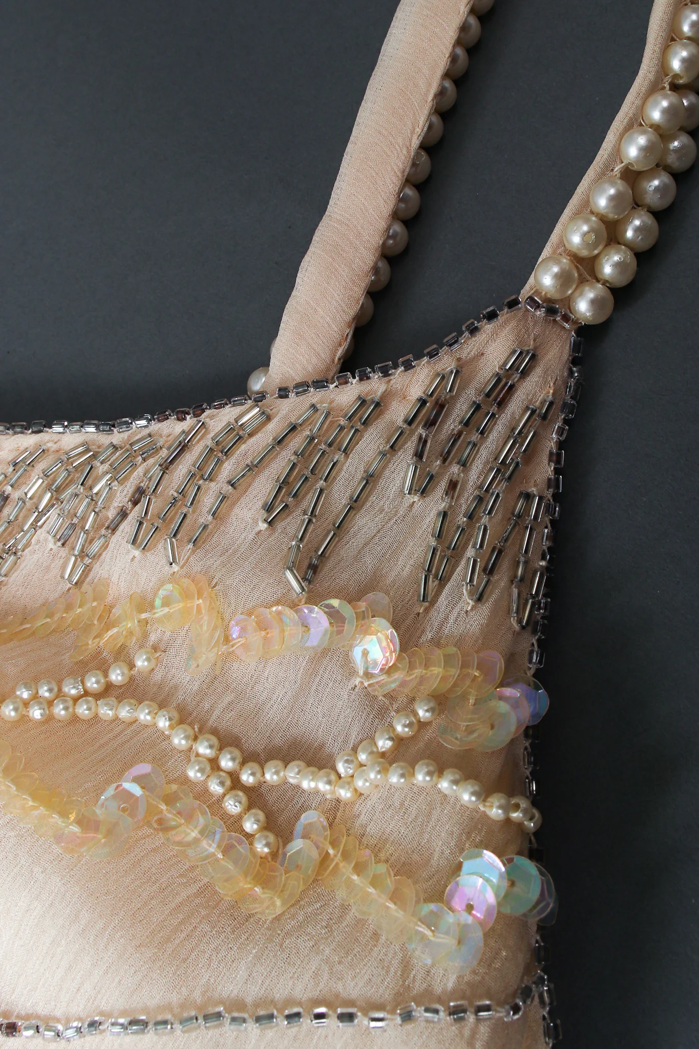 Deco Beaded Shift Slip Dress - Image 6