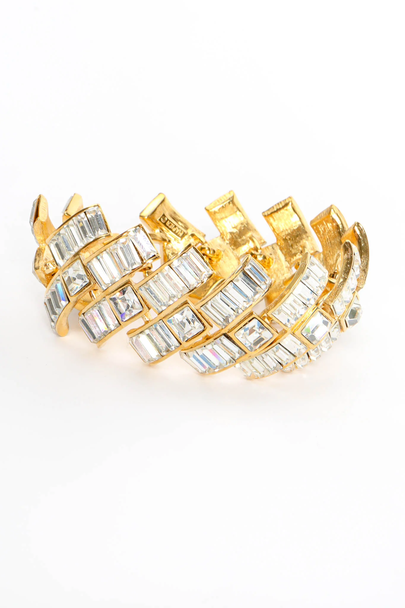 Deco Rhinestone Ladder Bracelet - Image 4
