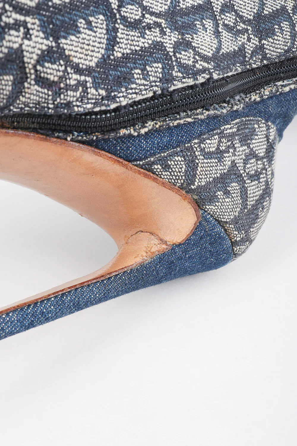 2000 Denim Monogram Boots - Image 12