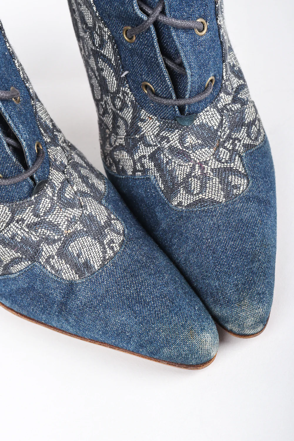 2000 Denim Monogram Boots - Image 3