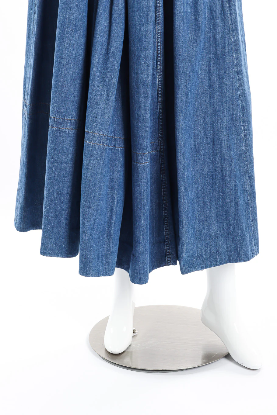 Denim Peasant Skirt - Image 5