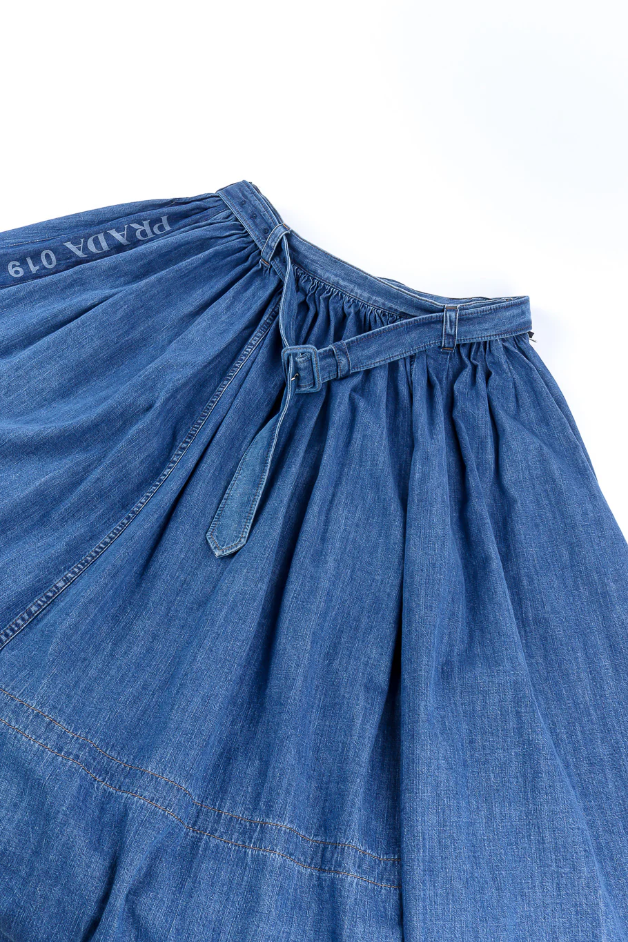 Denim Peasant Skirt - Image 9