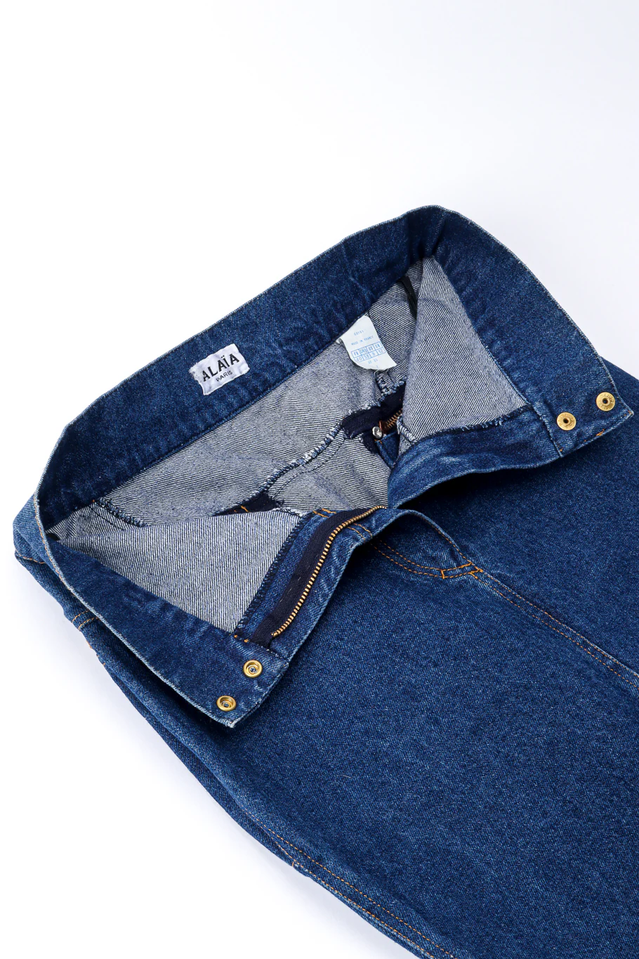 Denim Pencil Skirt - Image 6