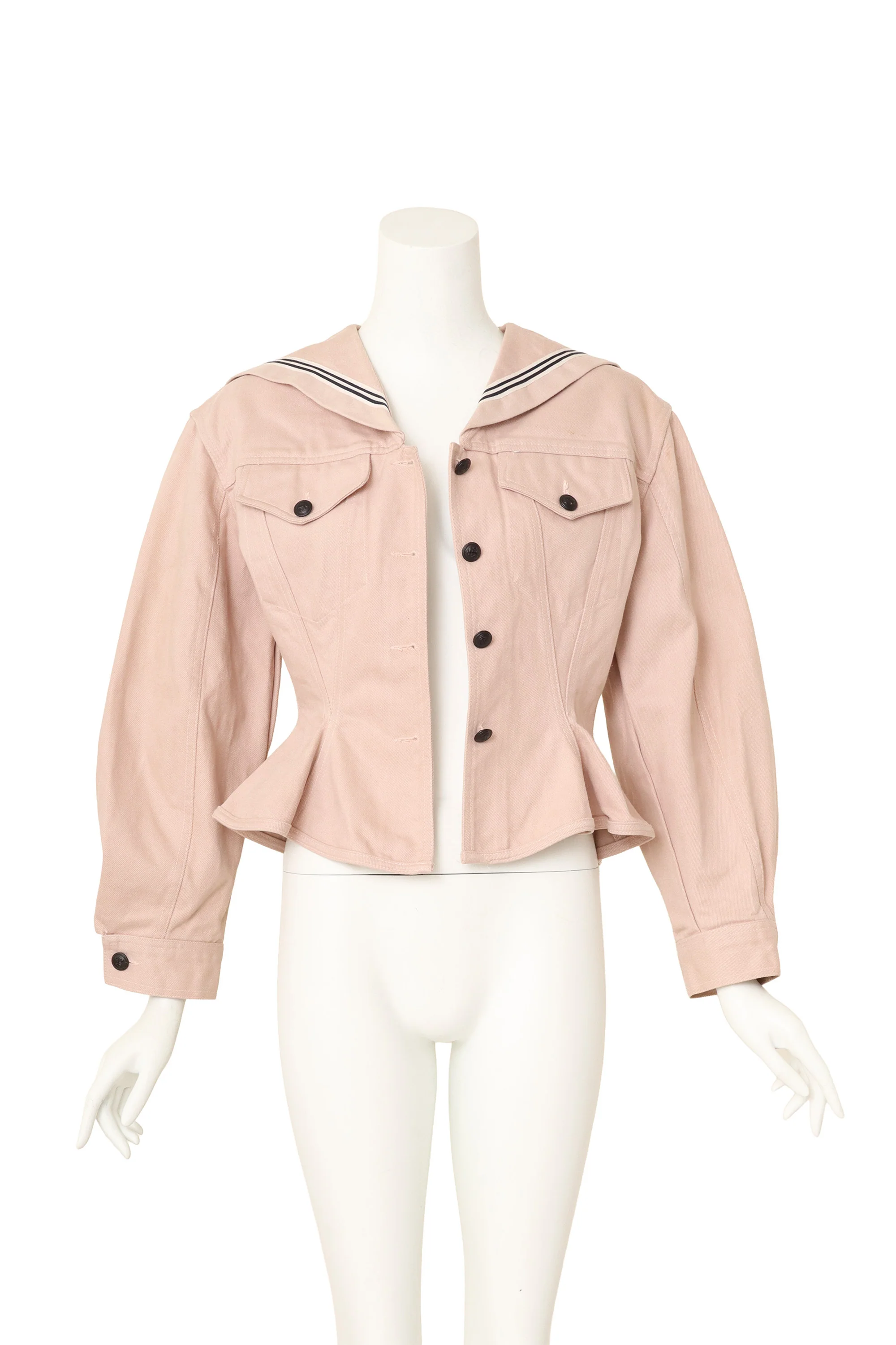 1989 S/S Denim Sailor Corset Jacket - Image 4