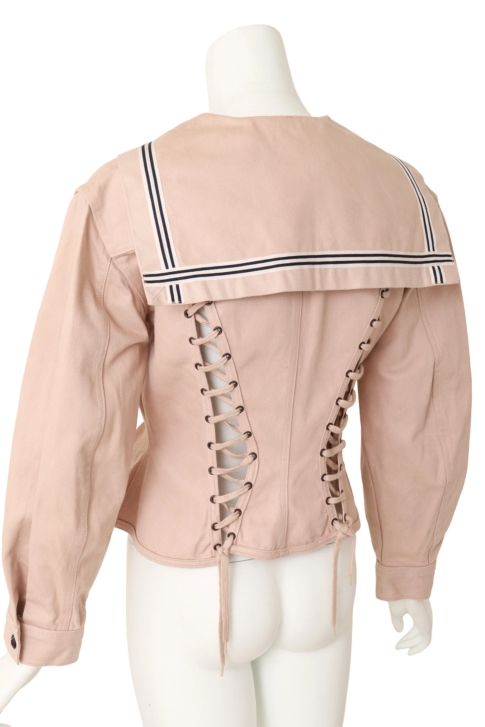1989 S/S Denim Sailor Corset Jacket - Image 7