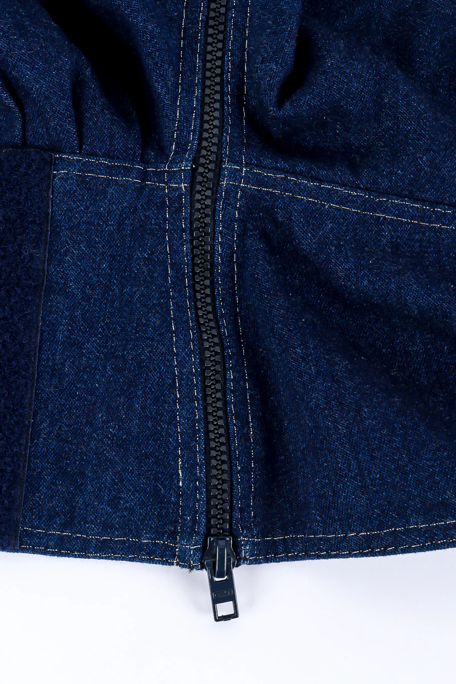 Denim Zip Dolman Jacket - Image 5