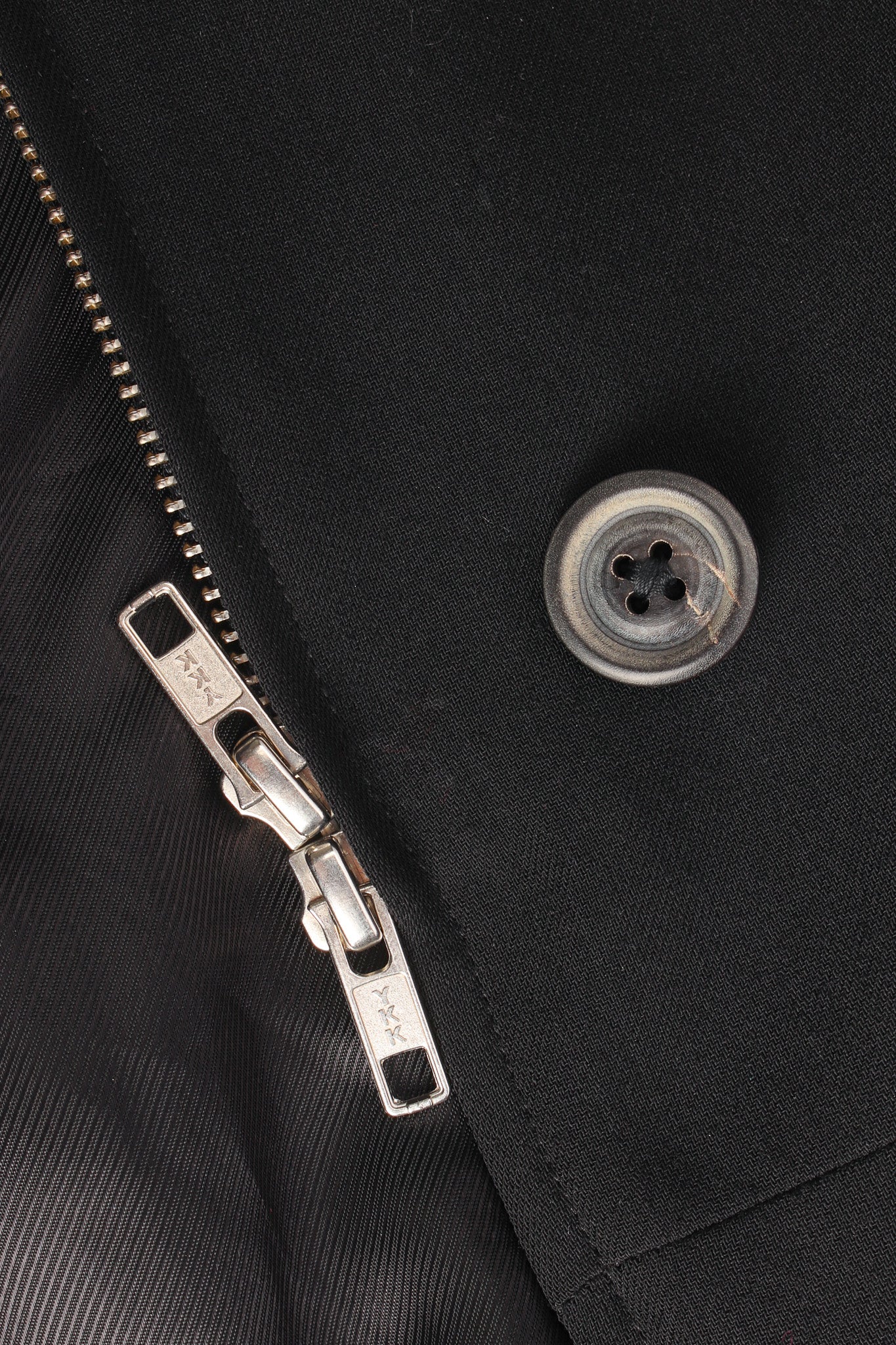 Diagonal Breasted Wool Jacket - Image 8