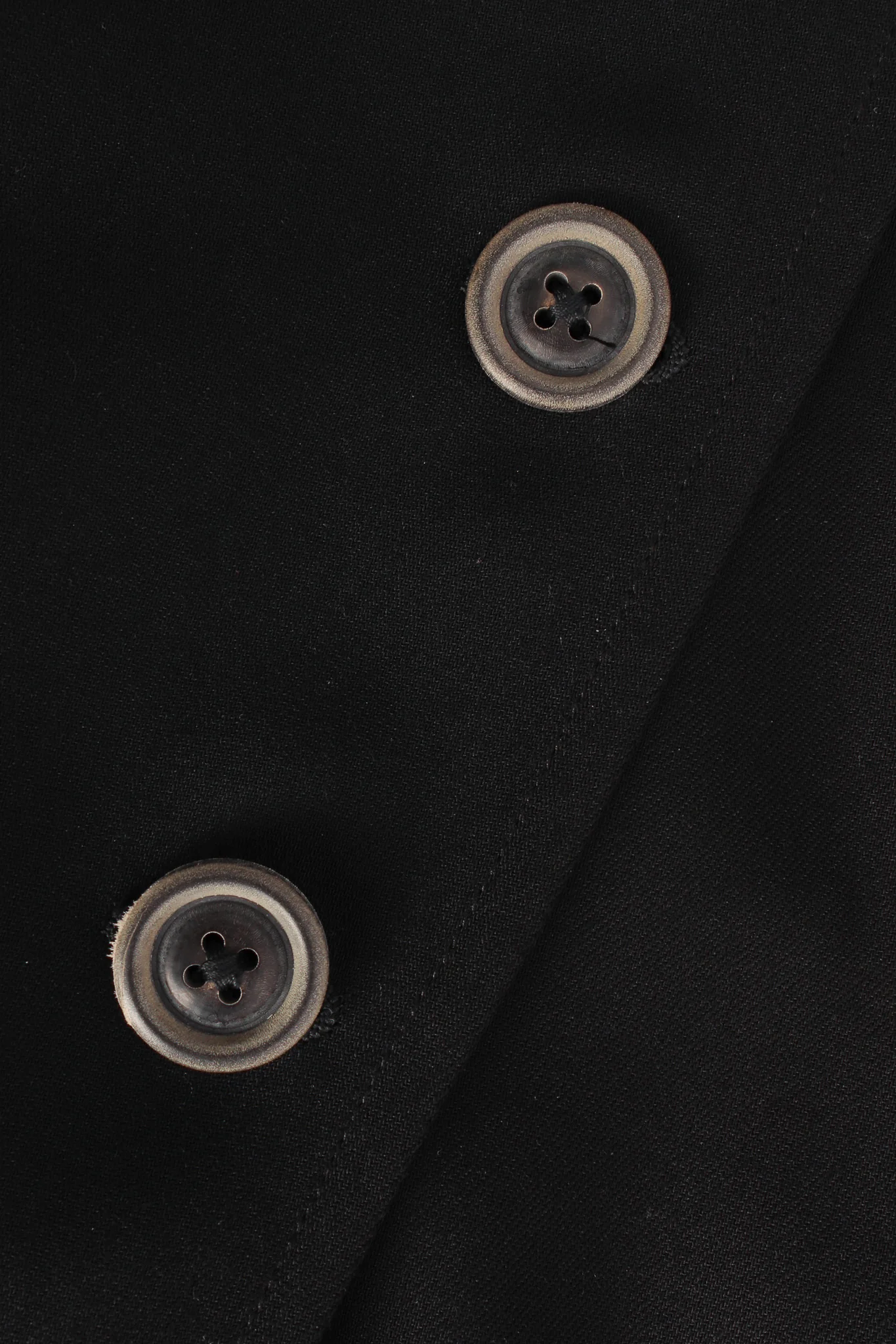Diagonal Breasted Wool Jacket - Image 9