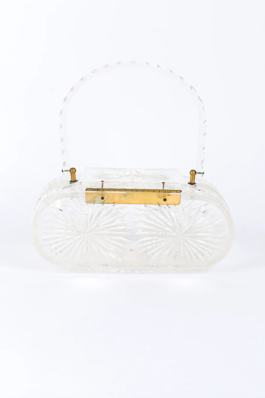 Diamond Cut Lucite Box Bag - Image 4