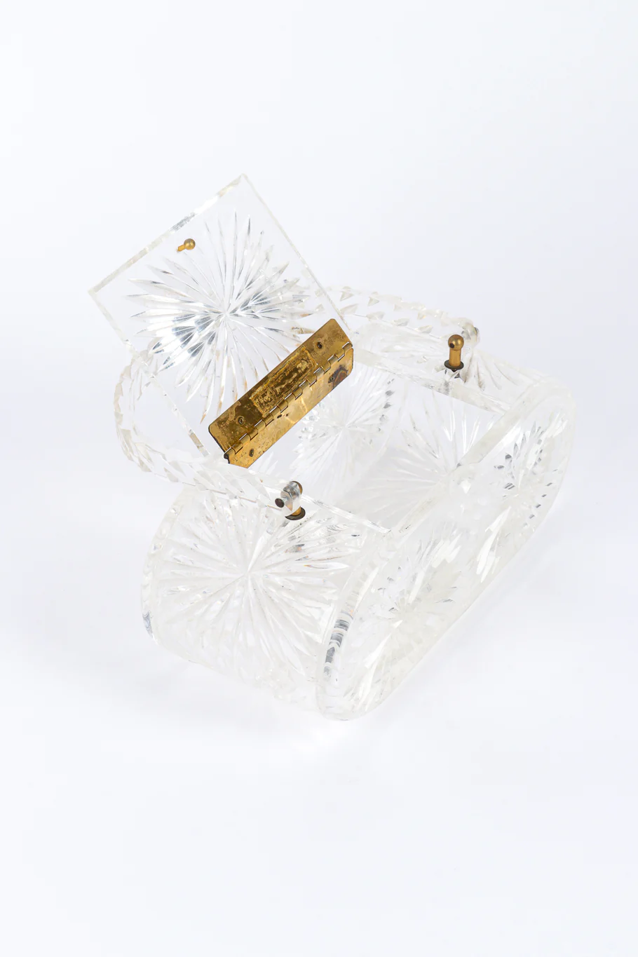 Diamond Cut Lucite Box Bag - Image 5