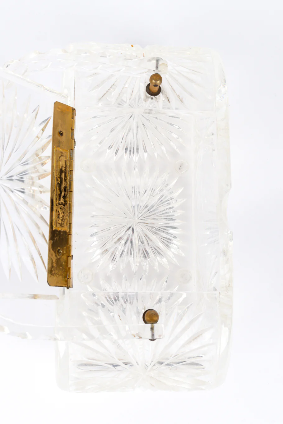 Diamond Cut Lucite Box Bag - Image 7