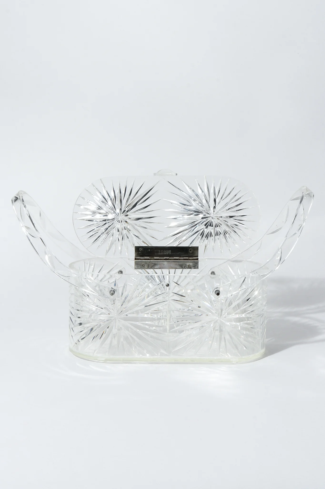 Diamond-Cut Lucite Box Bag - Image 11