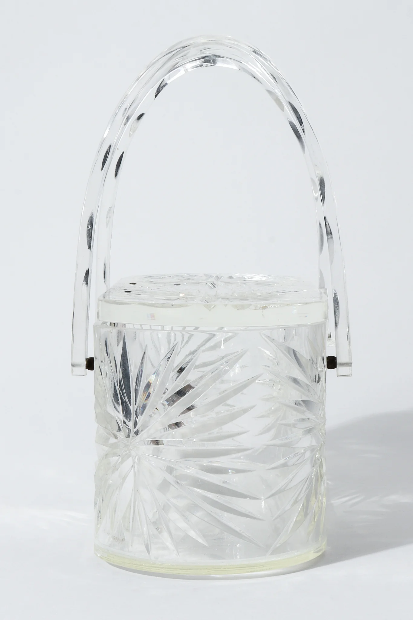 Diamond-Cut Lucite Box Bag - Image 4