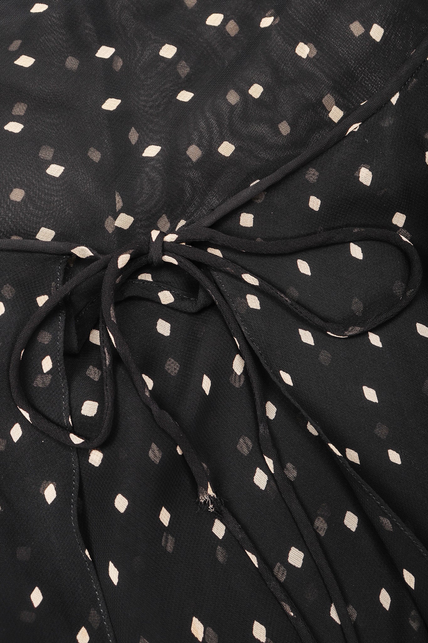 Diamond Dot Chiffon Bias Dress - Image 13