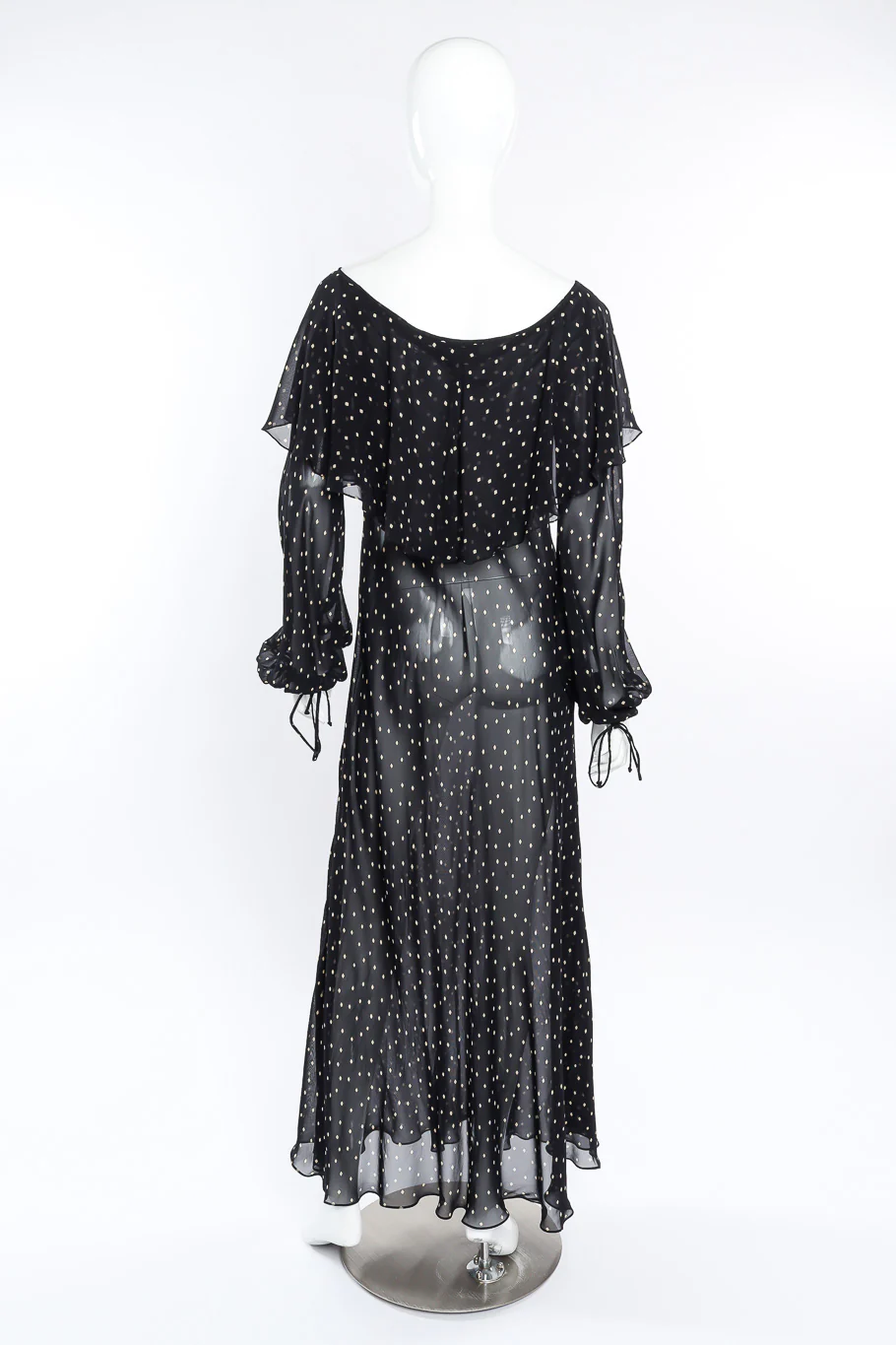 Diamond Dot Ruffle Dress - Image 3